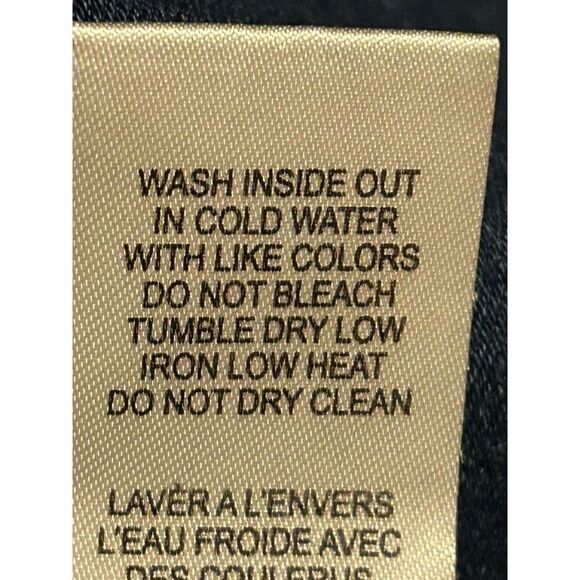 Good American Good Petite Straight Jeans High Rise Stretch Size 12/31 - Picture 6 of 7